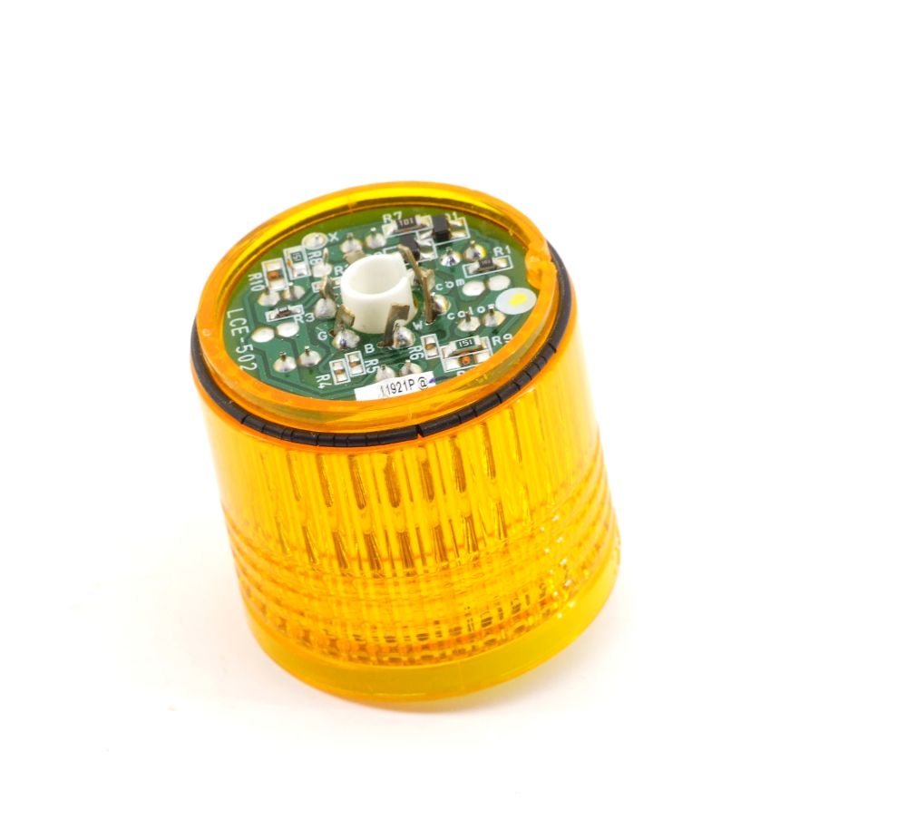 Patlite 11921p Signal Element Yellow 40mm Stack Light Yellow signal