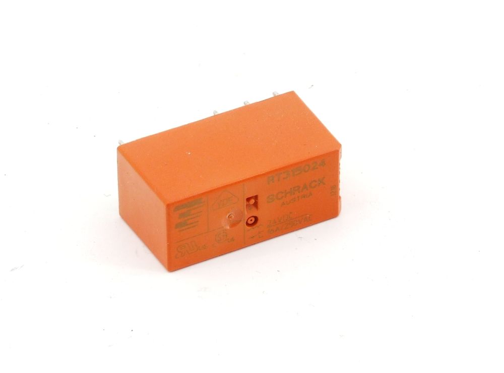 Schrack RT315024 RT1 Power PCB Relay Leistungs Print-Relais 24V DC 16A 250V AC