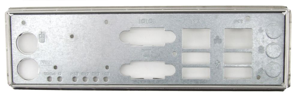 I/O Shield Backplate Blende Cover Intel S5000 SL E11027-102 Server Mother-Board 4060787337436