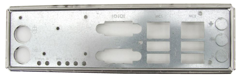 Intel S5000VSA Server Board Mainboard I/O Shield Backplate Blende Blech Cover 4060787337511