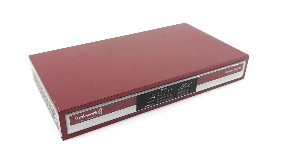 Funkwerk bintec R4100 Media Gateway Router 4+1x LAN Ethernet 2x ISDN FW7452/24 4060787346834