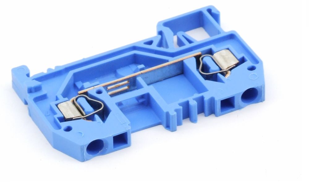 Wago 280-904 2-Leiter Hutschienen Tragschienen Durchgangs-Klemme blau 2 ...