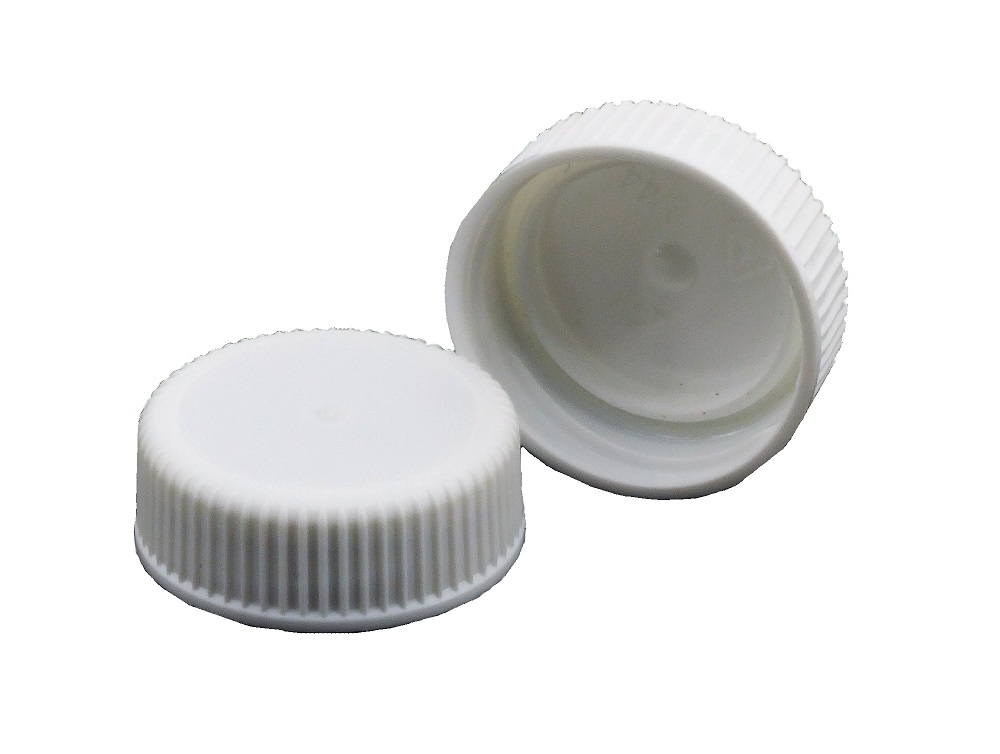 100x Plastik Schraub Deckel Kappe 26mm White PE Plastic Bottle Screw Cap Plug 4060787352644