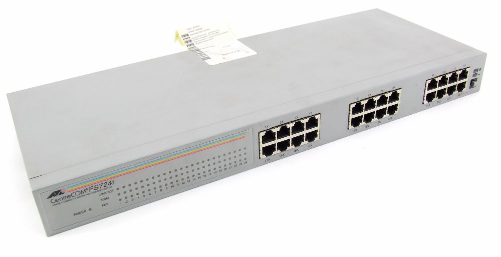 Allied Telesyn CentreCOM FS724i 24-Port Fast Ethernet Switch 10Base-T 100Base-TX 4060787354822