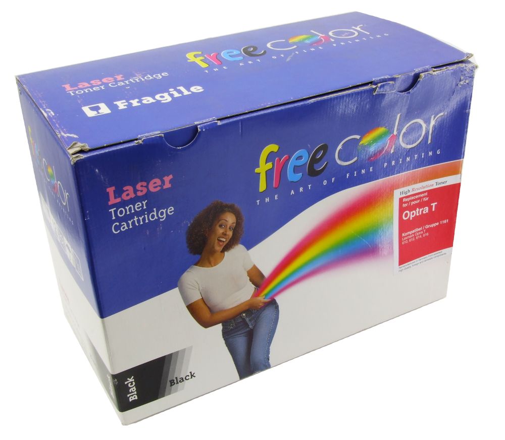 Free Color 800151 Laser Toner Cartridge Kartusche Lexmark Optra T610 612 614 616 4060787357083