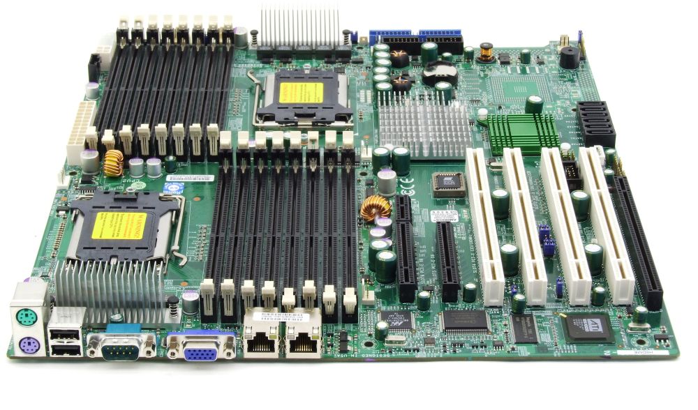 SUPERMICRO H8DME-2 - Motherboard - extended ATX - Socket F - 2 CPUs supported - nForce Pro 3600-2 x Gigabit LAN - onboard graphics