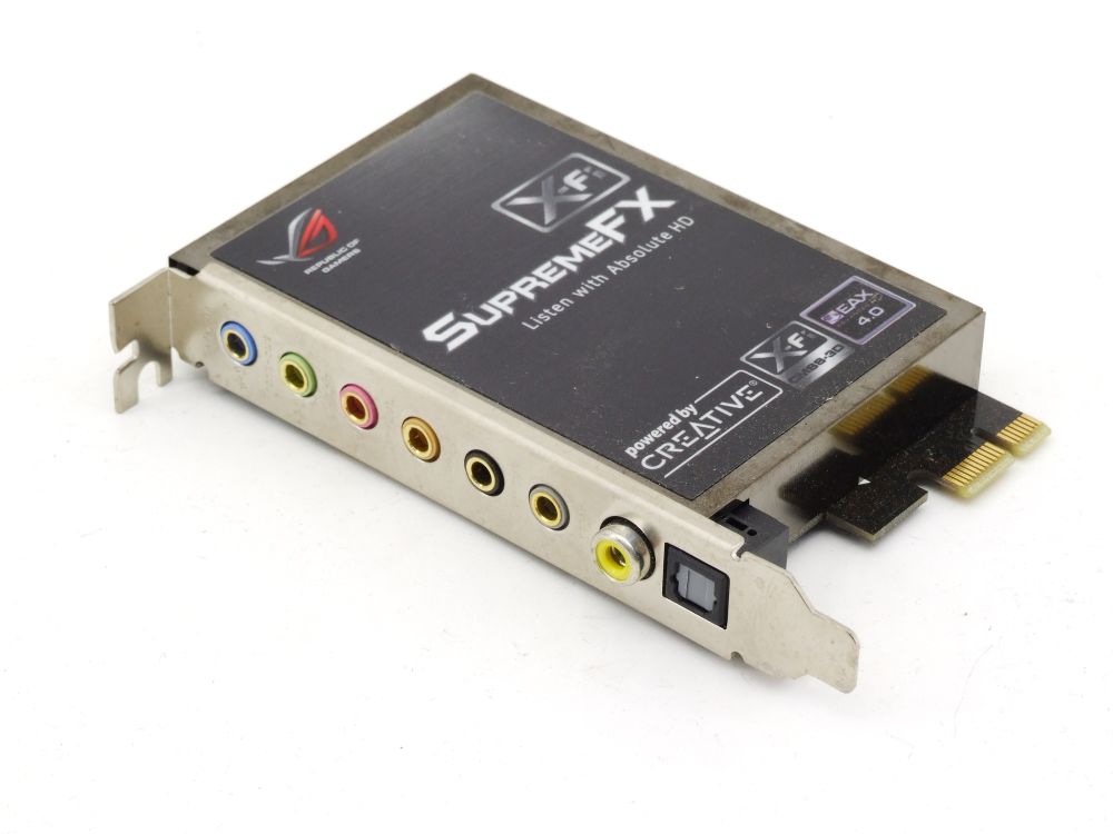 ASUS Supreme FX Audio Card PCI-E PCI Express x1 Soundkarte Crosshair III Formula 4060787366061