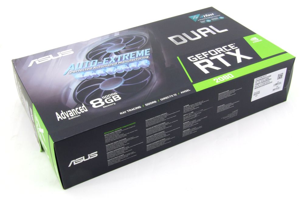 Asus nVidia GeForce RTX 2080 ONLY PACKAGING 8GB Version NUR VERPACKUNG Box 4060787370761