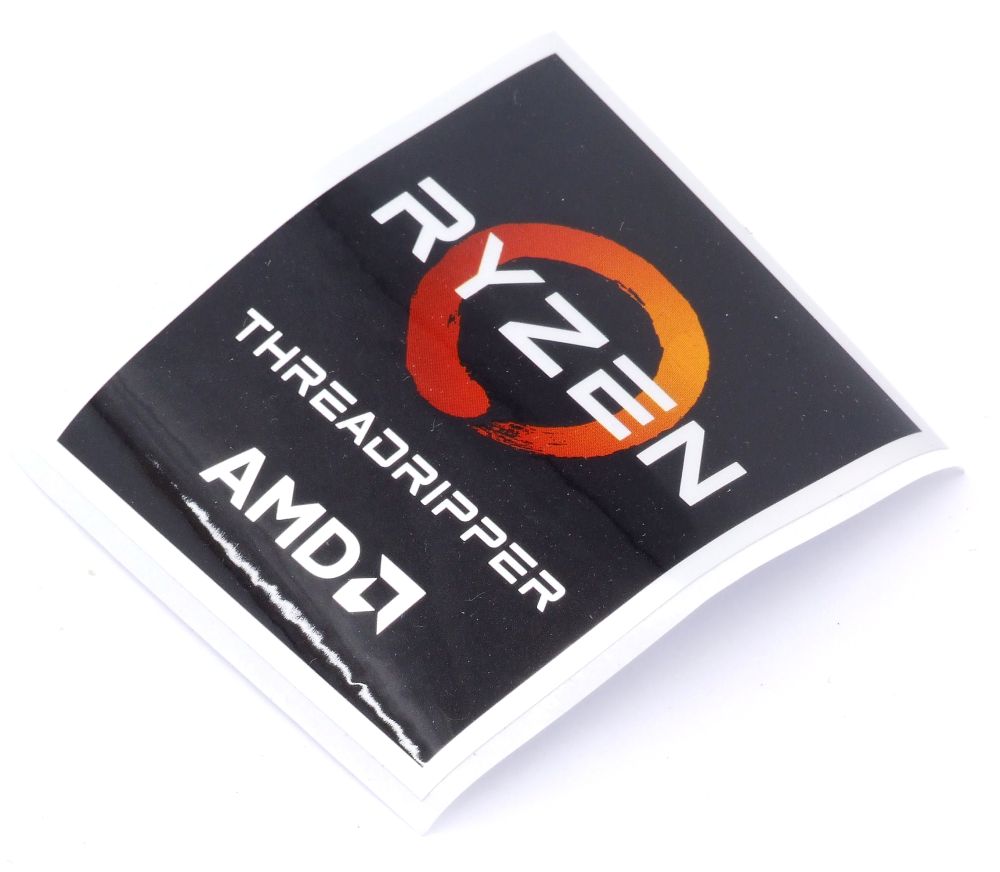 AMD Ryzen Threadripper Processor Sticker CPU Prozessor Aufkleber Adhesive Label Nicht zutreffend