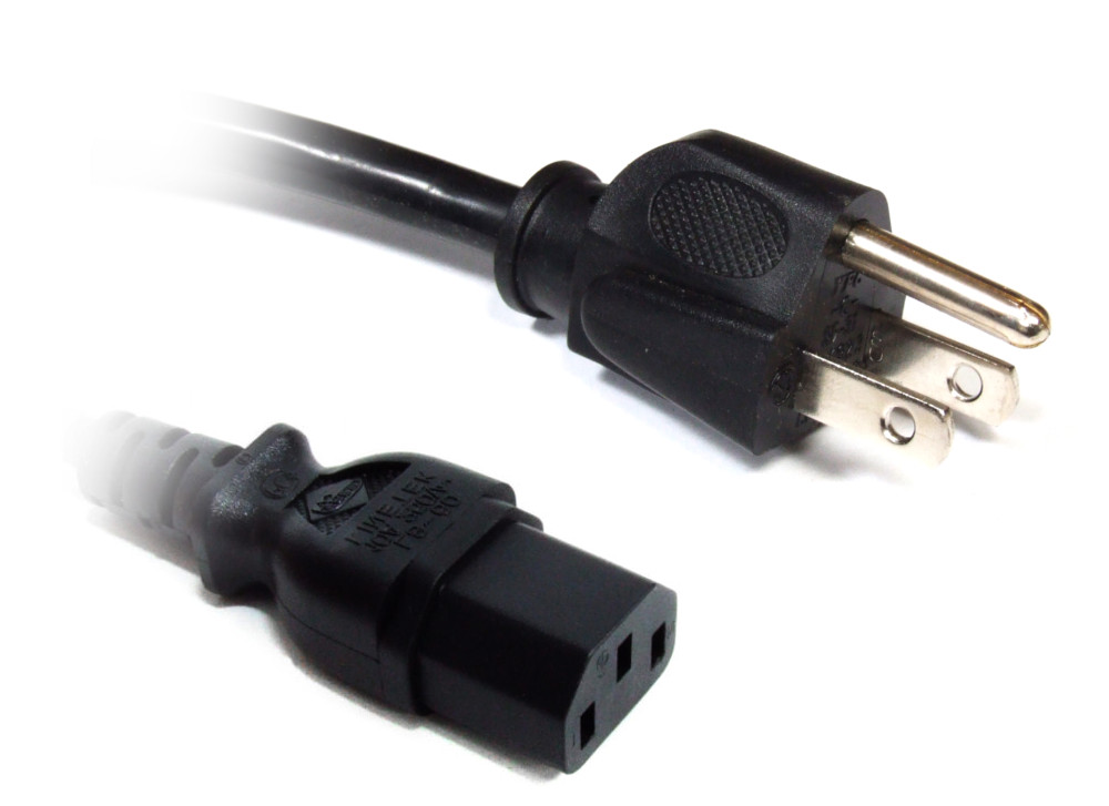 10x NEMA 5-15P US C13 AC Mains Cable 10pcs Power Cord Stromkabel Netzkabel 150cm Nicht zutreffend