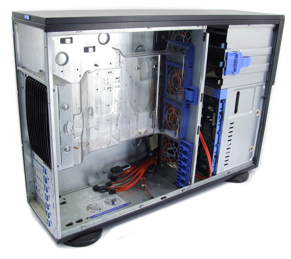 Supermicro SC743 EATX 4U Tower Server Chassis 8x SAS Backplane Gehäuse