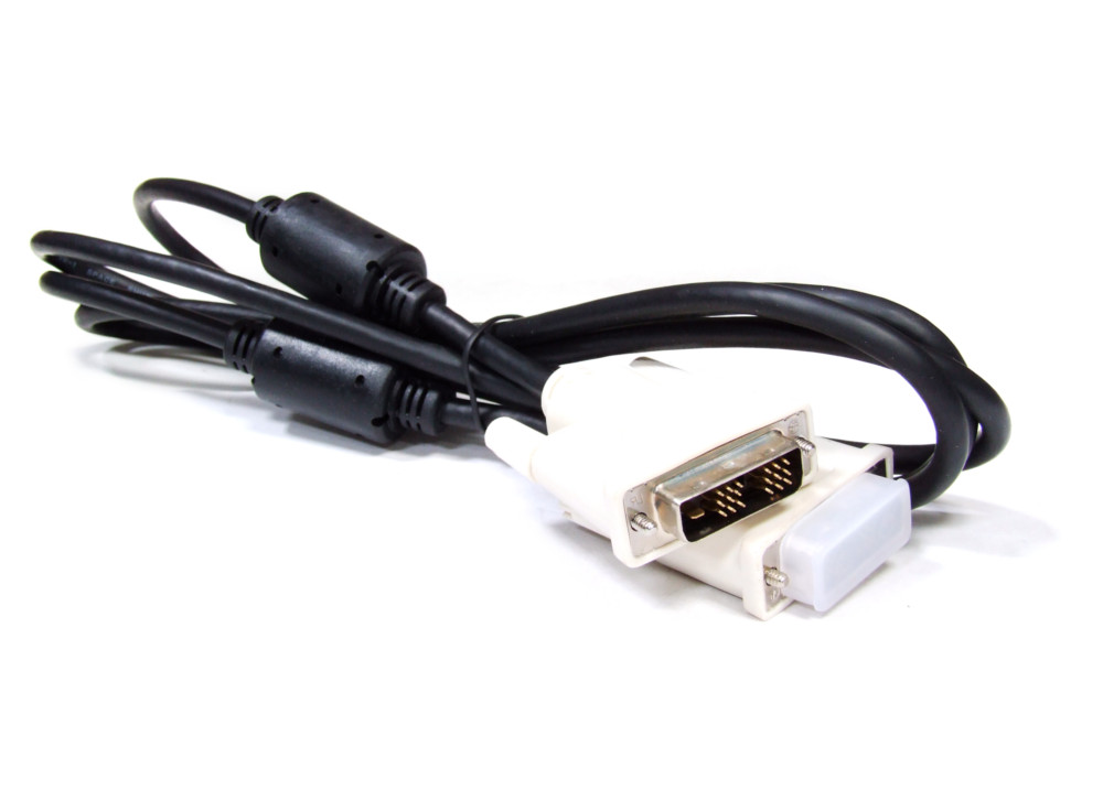 thumbnail interactive-video image 1 of KABLENATION DVI-D Single Link 18+1 Cable – 28AWG, Gold-Plated – Lengths 6ft, 10ft, 15ft, 25ft – Black 1 of 3