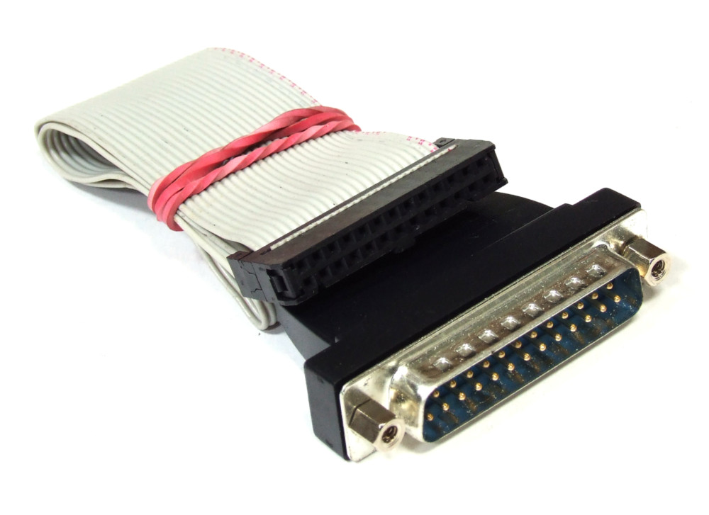 DB26Pin DSub Male to 26Pin IDC Connector Ribbon Cable/ FlachBand