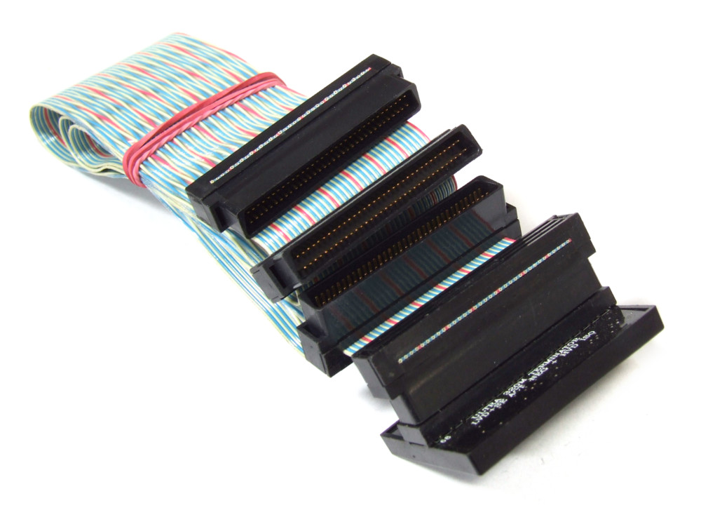 68Pin SCSI 3Connector Twistet Ribbon Cable w/ Ultra 320 LVD/SE