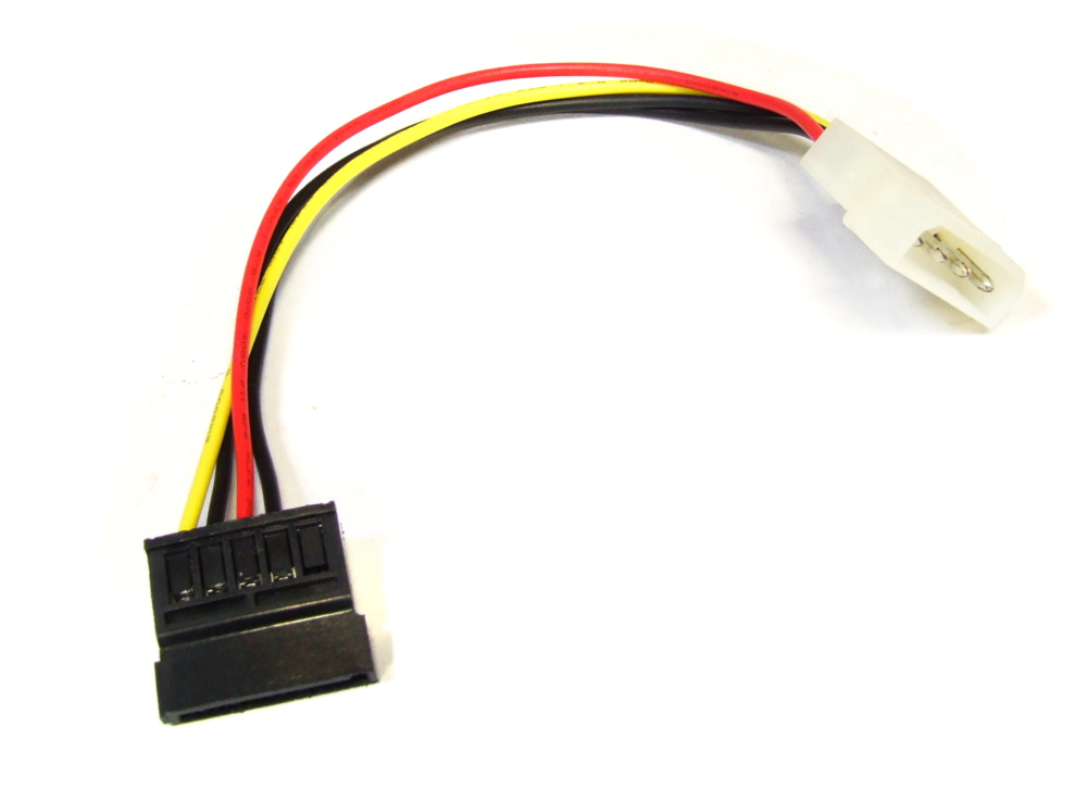 Serial ATA SATA to 4-Pin Molex HDD SSD Power Adapter Cable Strom Kabel 5cm-13cm 4060787150929