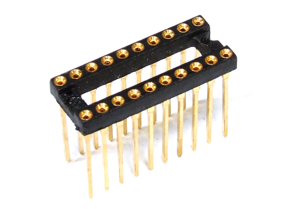 10Pcs 8Pin Dip-8 Ic Socket Solder Type Double In-Line Integrated Circuit CG 