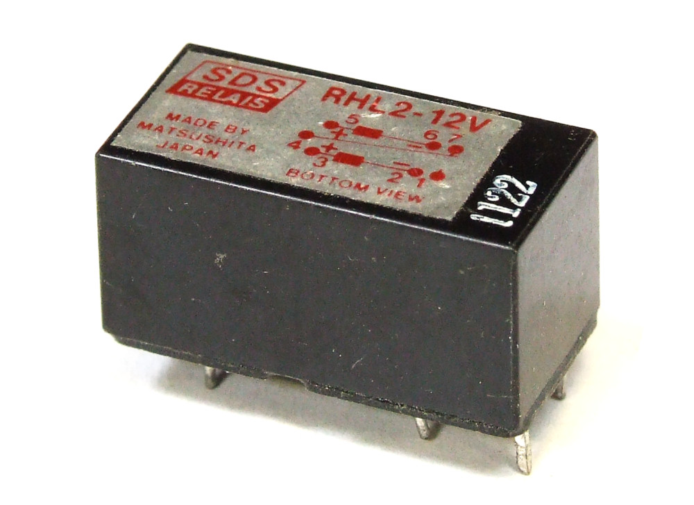 SDS / Matsushita RHL212V Miniature Relay / KleinRelais Printrelais