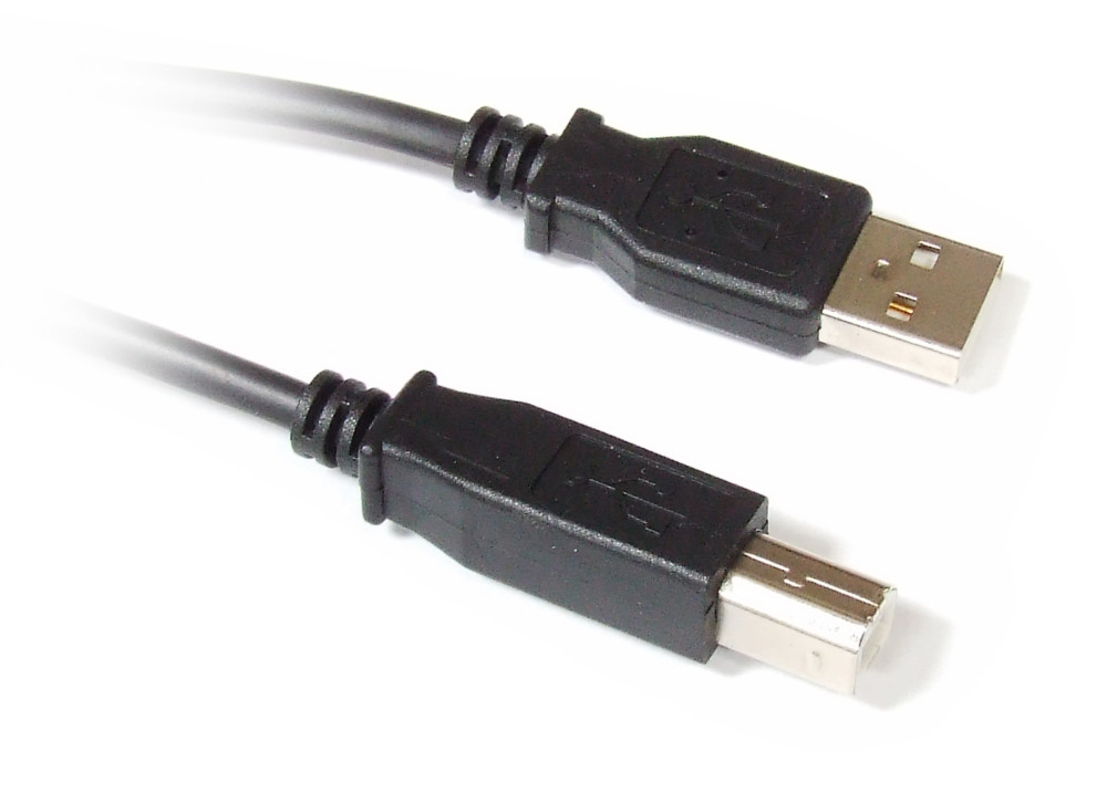 1.5m 4.9ft USB 2.0 Type A to B Male Printer Cable Cord Drucker Scanner Kabel Neu 4060787156976