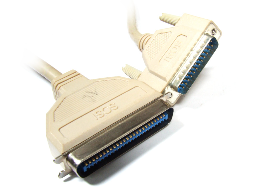1.3m 4.2ft DSub DB25Pin Male to Centronics 50Pin SCSI Connector Cable/ Kabel