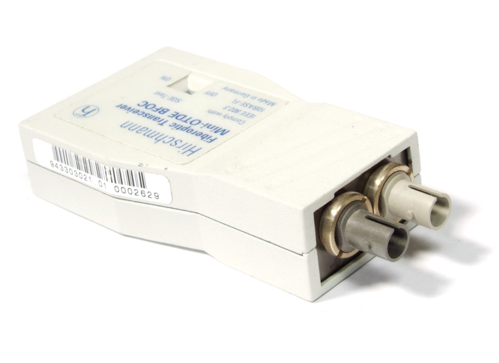 Hirschmann MiniOTDE BFOC Fiberoptic Transceiver IEEE 802.3