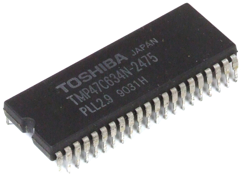 Toshiba TMP47C634N 4-Bit Microcontroller MCU 6144x8 ROM 384x8 RAM 4.2MHz SDIP-42 4060787178114