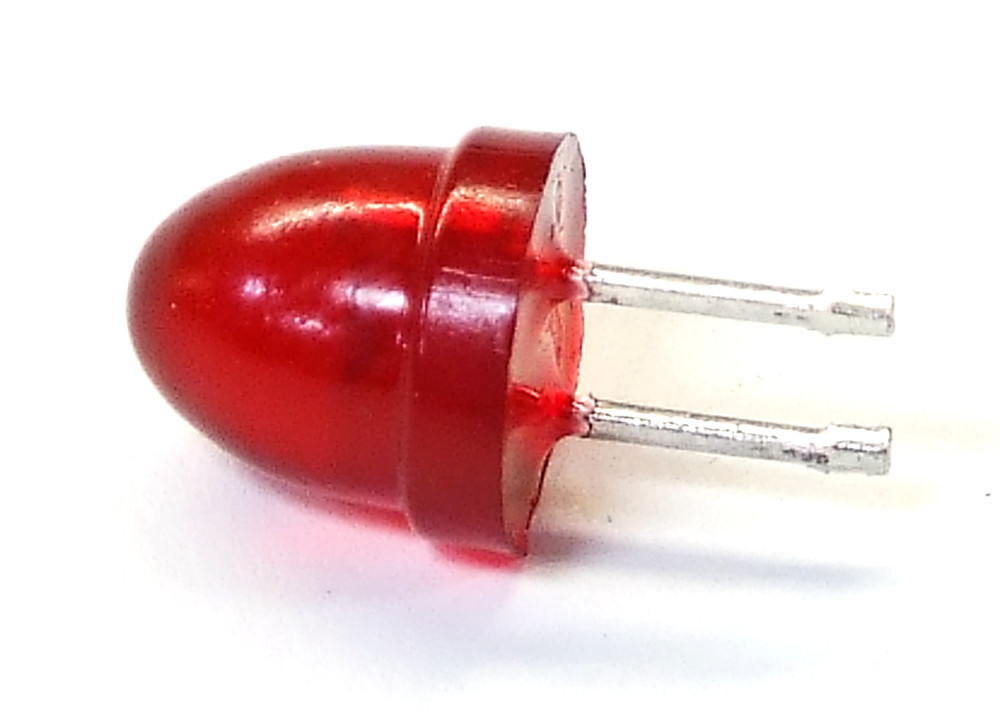 10x Agilent HLMP-3351 T1-3/4 5mm Light Emitting Diode Lamp Red / LED Rot 5.4mcd 4060787198013