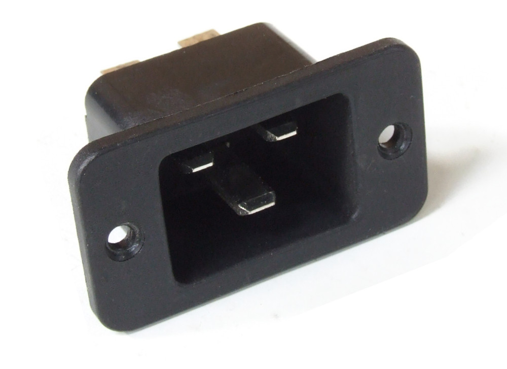 Inalways 0722 IEC C20 Male Power Connector SnapIn Plug EinbauStecker
