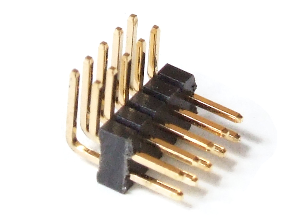 12 Stiftleiste Buchsenleiste 2,54mm Buchse 40Pin polig Männlich Header PCB Panel