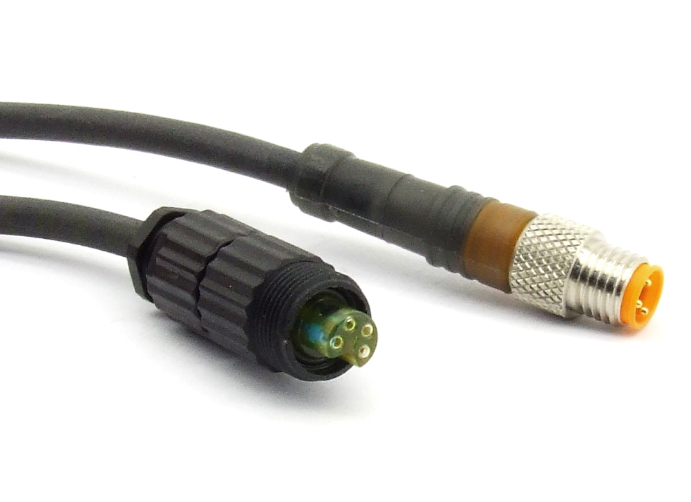 3-RKWT/LED A 4-3-224/1 Sensorkabel Leitung M8 M/F Industrial Sensor Cable 90cm 4060787375759