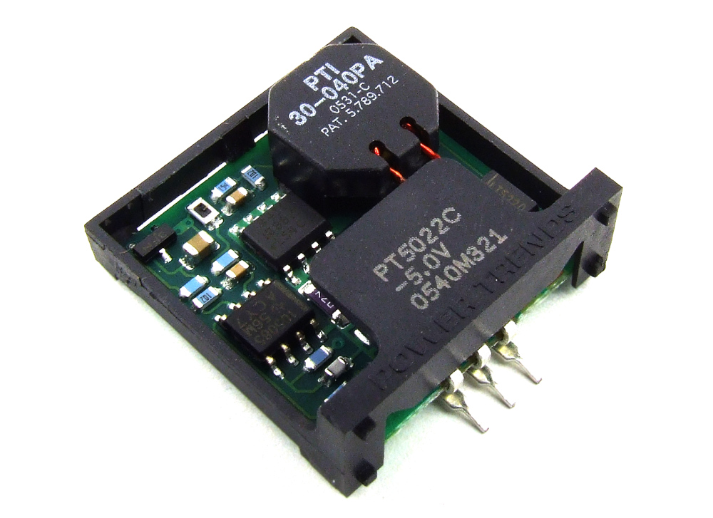 PT5020 Positive Input/Negative Output Integrated Switching Regulator 3-Pin SIP 4060787351500