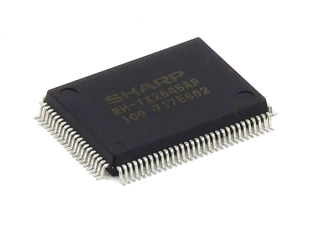 Sharp RH-IX2645AF 16-Bit Microcomputer Microcontroller QFP-100 SMD 109 717E602 4060787352125