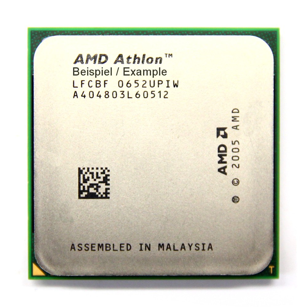 AMD Athlon X2 7550 2.5GHz/1MB Sockel/Socket AM2/AM2+ AD7550WCJ2BGH CPU Processor 4060787028976