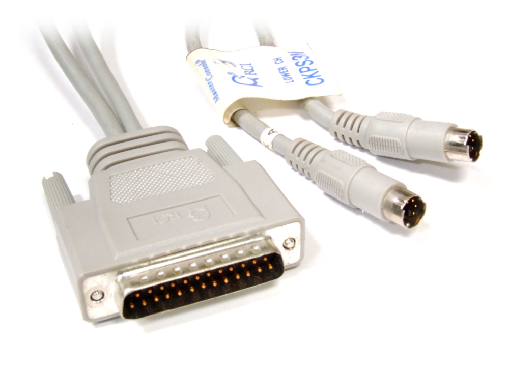 KVM Cable DB25Pin to 2x PS/2 Connector Adapter MasterConsole / 3m