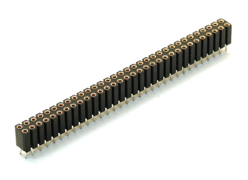 DIP64 2x32 Pin DIL IC Sockel / Socket Dual Row Connector Female Strip/ Streifen