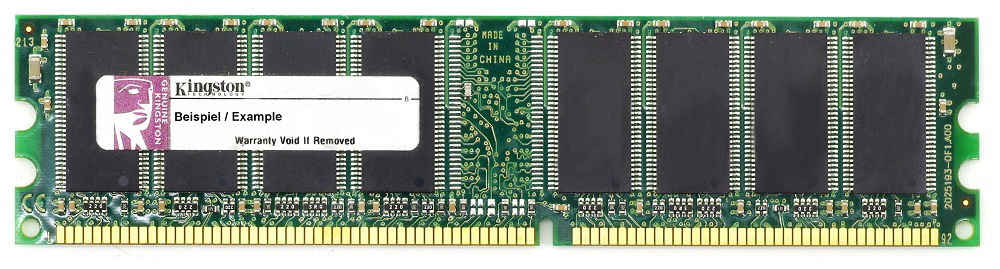 512MB Kingston DDR1 RAM PC2700U 333MHz CL2.5 D6464C250 Speicher Memory-Module 4060787026859