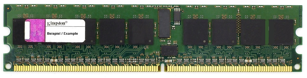 4GB Kit (2x2GB) Kingston DDR2 PC2-5300R 667MHz ECC Reg RAM KTH-XW9400K2/4G CL5 4060787175625