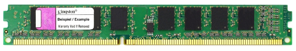 2GB Kingston DDR3 Desktop RAM PC3-12800U 1600MHz CL11 KVR16N11/2 low profile 4060787381743