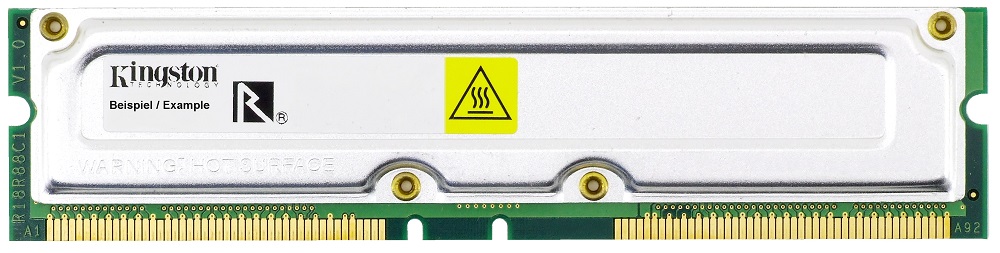 512MB Kit (2x256MB) Kingston ECC RDRAM PC600 KTM-M600K2/512 Rambus RIMM 39P7287 4060787036568