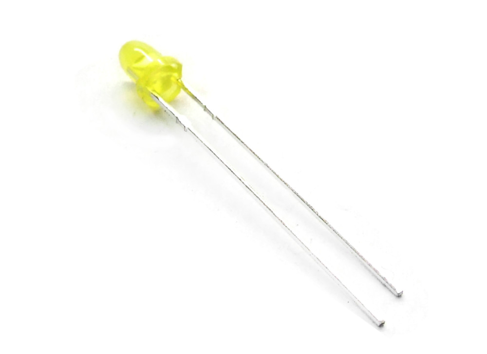 10x Light Emitting Diodes LED Yellow Diffused Leucht-Dioden Gelb 3mm 30mA 40mcd 4060787087928