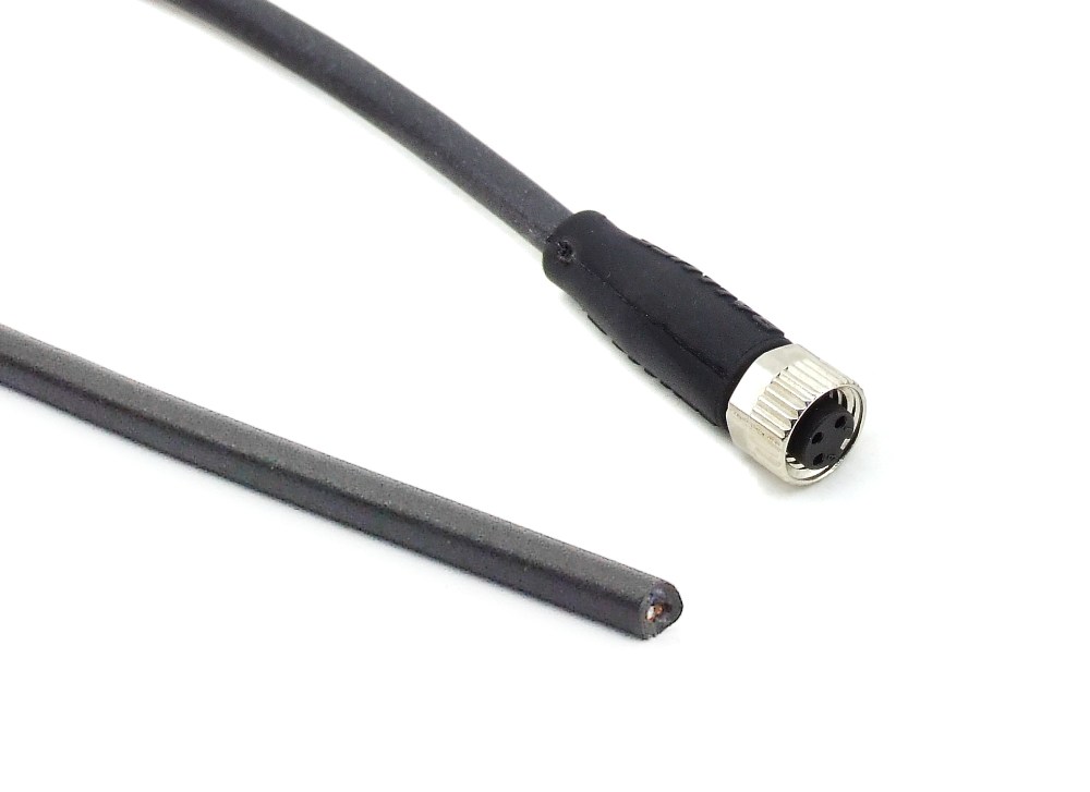 Industrial Control Cable Industrie Maschinen Sensor Anschlusskabel M8 3-Pin 2.5m 4060787383327