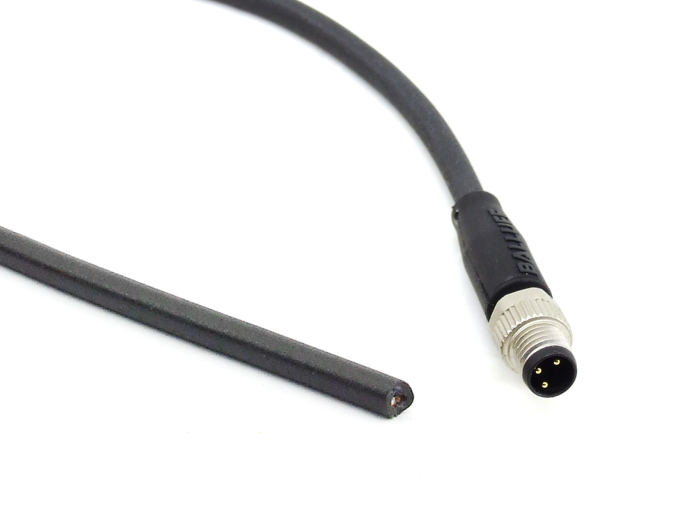 2m Industrie Sensor-Aktor Kabel 3-pin M8 Steckverbinder Sensor Cable w/ open end 4060787383235