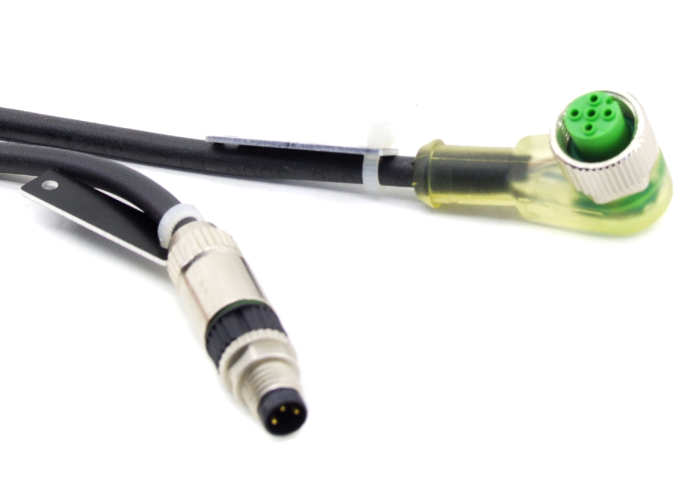1m Sensoranschlusskabel Automatisierung Kabel Industrial Sensor Cable M8 M12 4060787373120