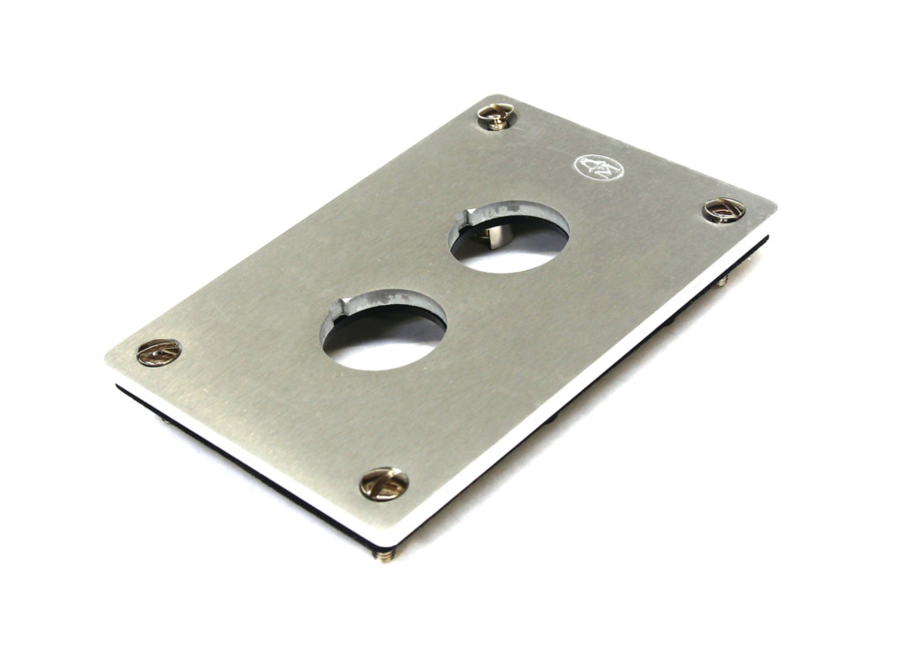 Druck-Tastenplatte Einlegeschild Blau Moeller RMQ-22 Button Plate Blue Reset