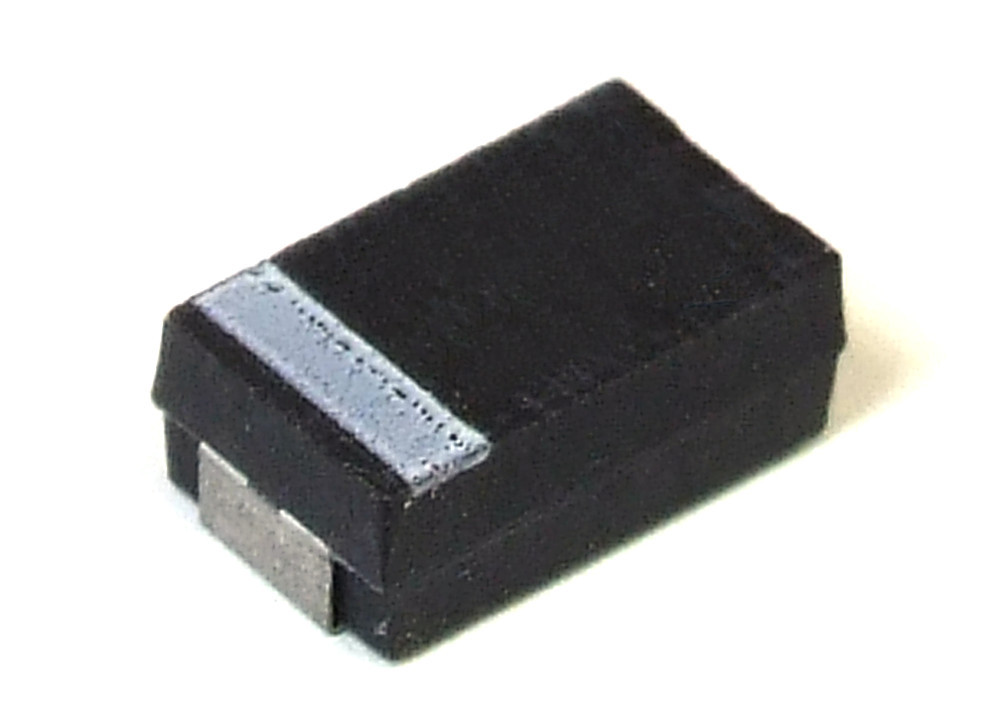 Tantalum Capacitor Tantal Kondensator SMD 47µF 10/% 25V Case D 5 Stück