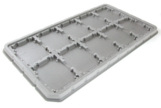 ESD Storage Stocking Blister Tray 10x SSD 2.5 HDD Hard Drive Festplatten Stapel