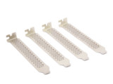 4x Computer PC Full Height Standard PCI Slot Cover Vented Plate Bracket Blech